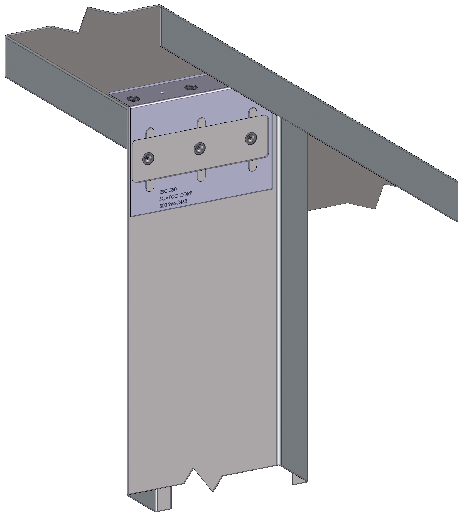 ESC Exterior HeadofWall Deflection Slide Clip SCAFCO Steel Stud