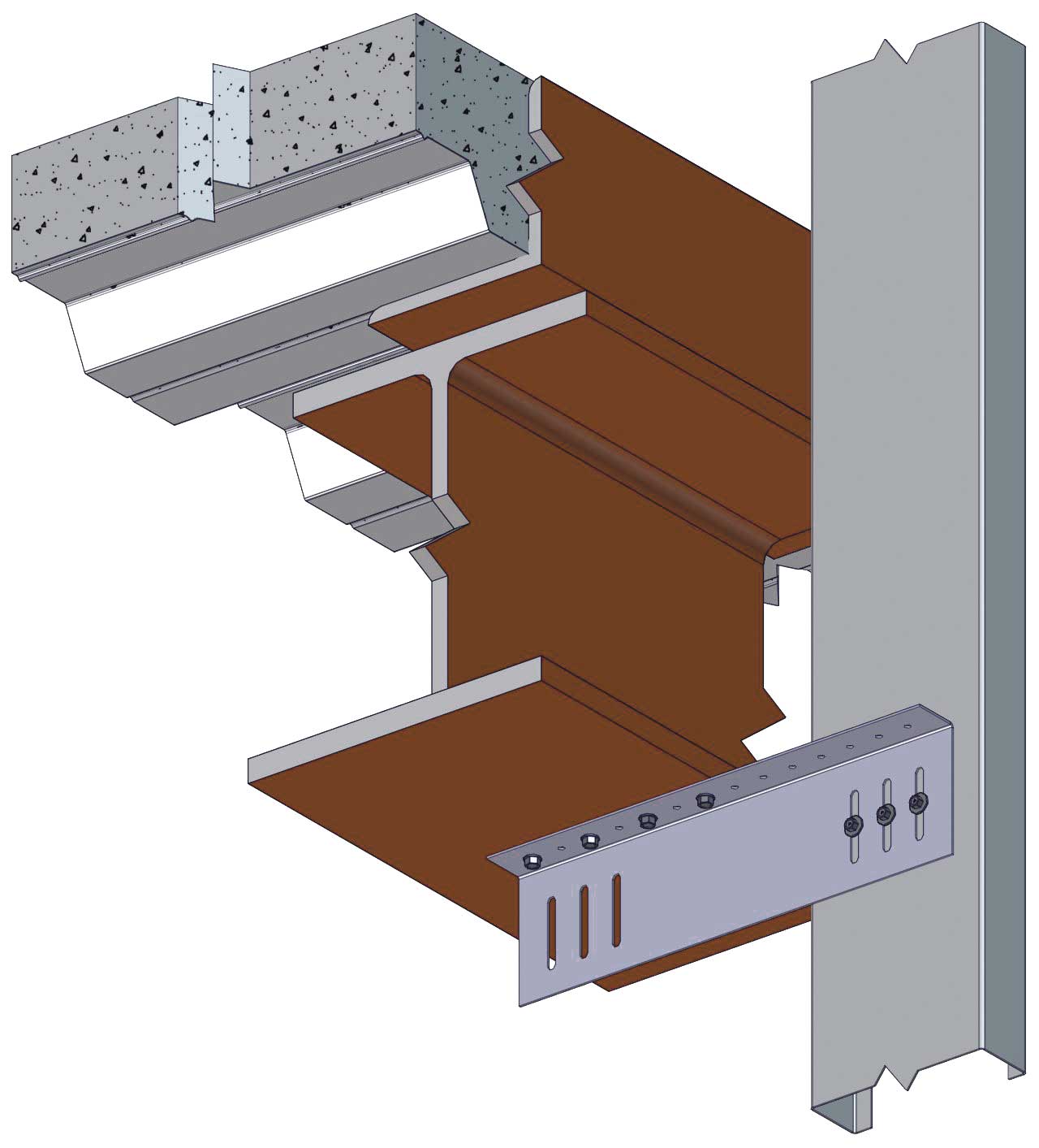 PLS4 - Bypass Slab Slide Strut - SCAFCO Steel Stud Company