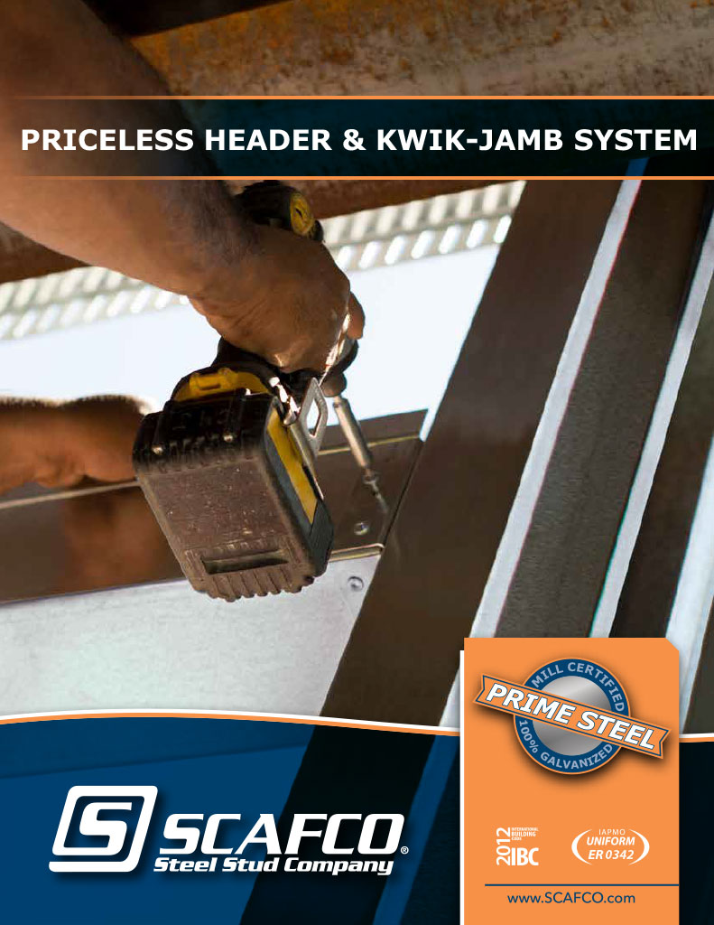 Catalogs SCAFCO Steel Stud Company