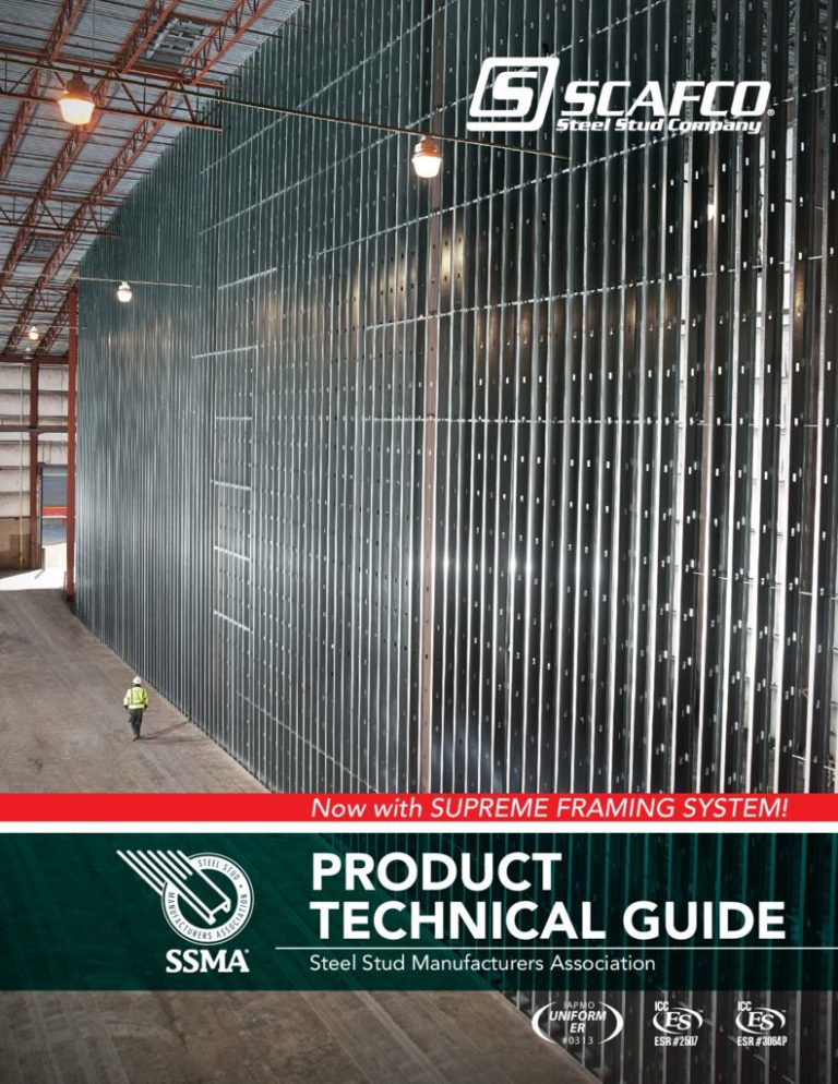 Catalogs SCAFCO Steel Stud Company
